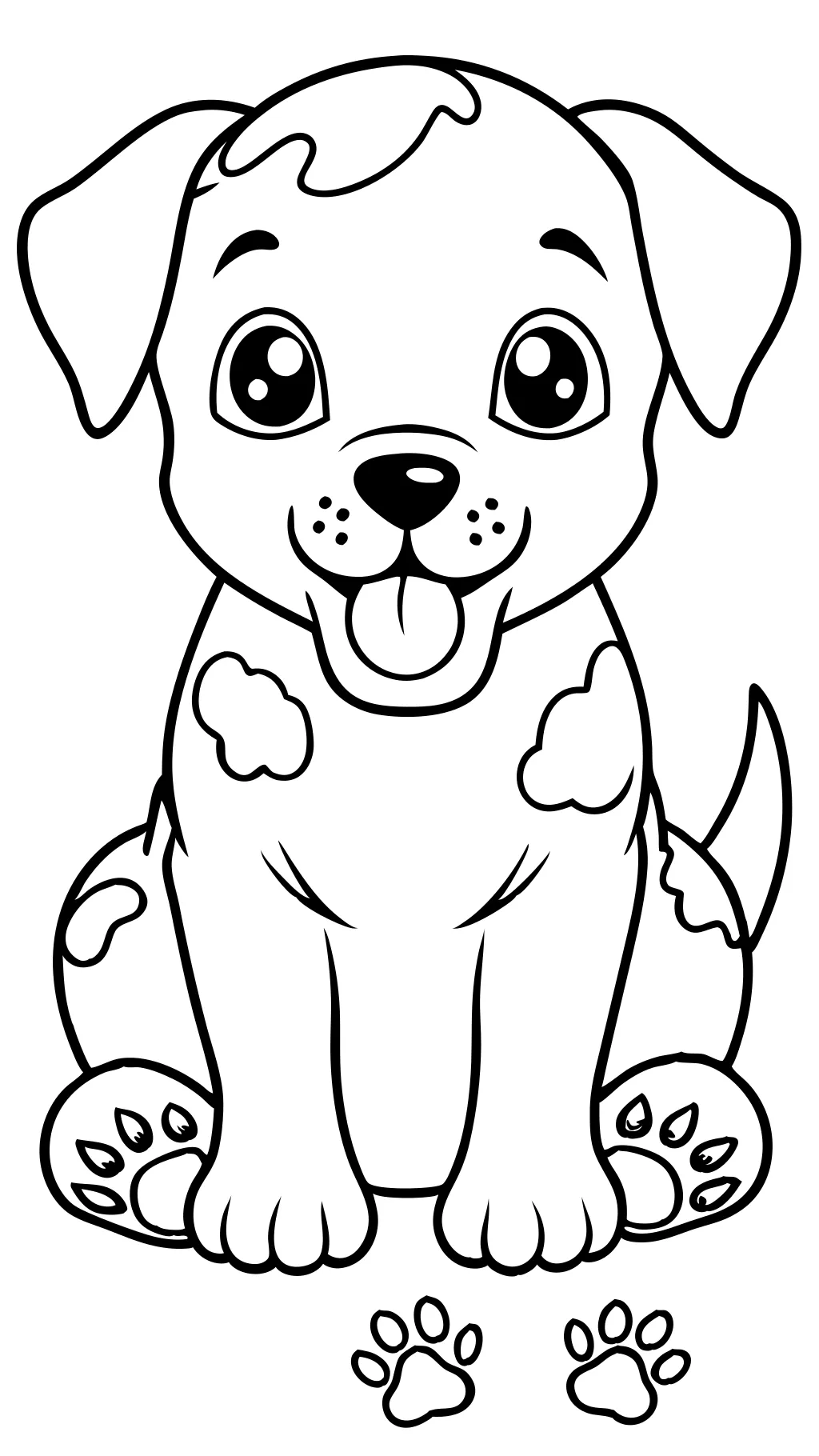 puppies coloring pages printable